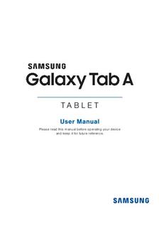 Samsung Galaxy Tab A7.0 manual. Camera Instructions.